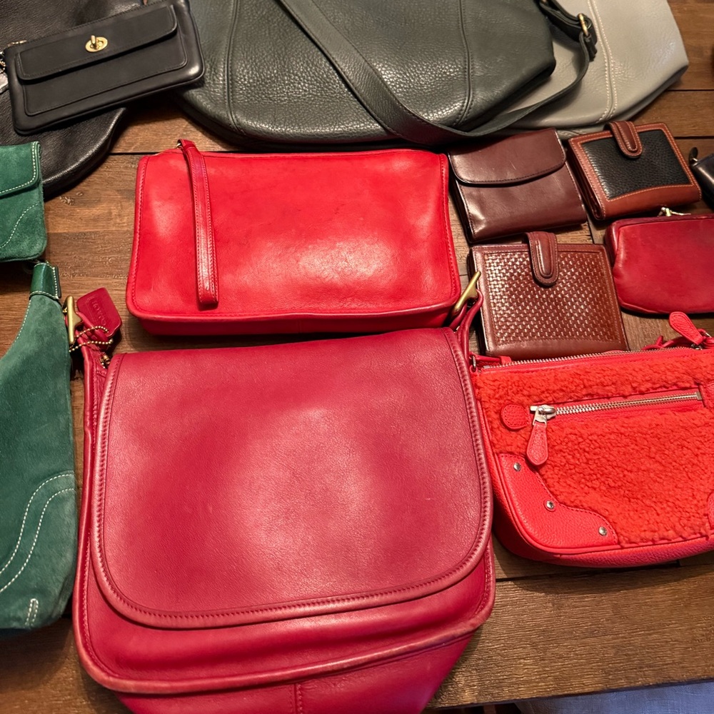 Coach Vintage 90’s Patricia’s Legacy Red Leather Shoulder Crossbody Bag #9951 - Picture 16 of 16